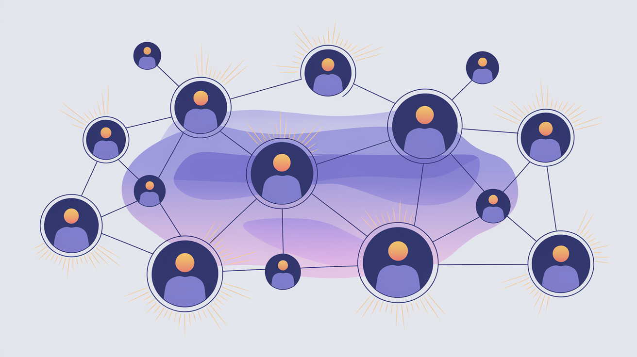 A grid of sixteen icons representing different audience engagement tactics grouped by content format, interaction type, and measurement method