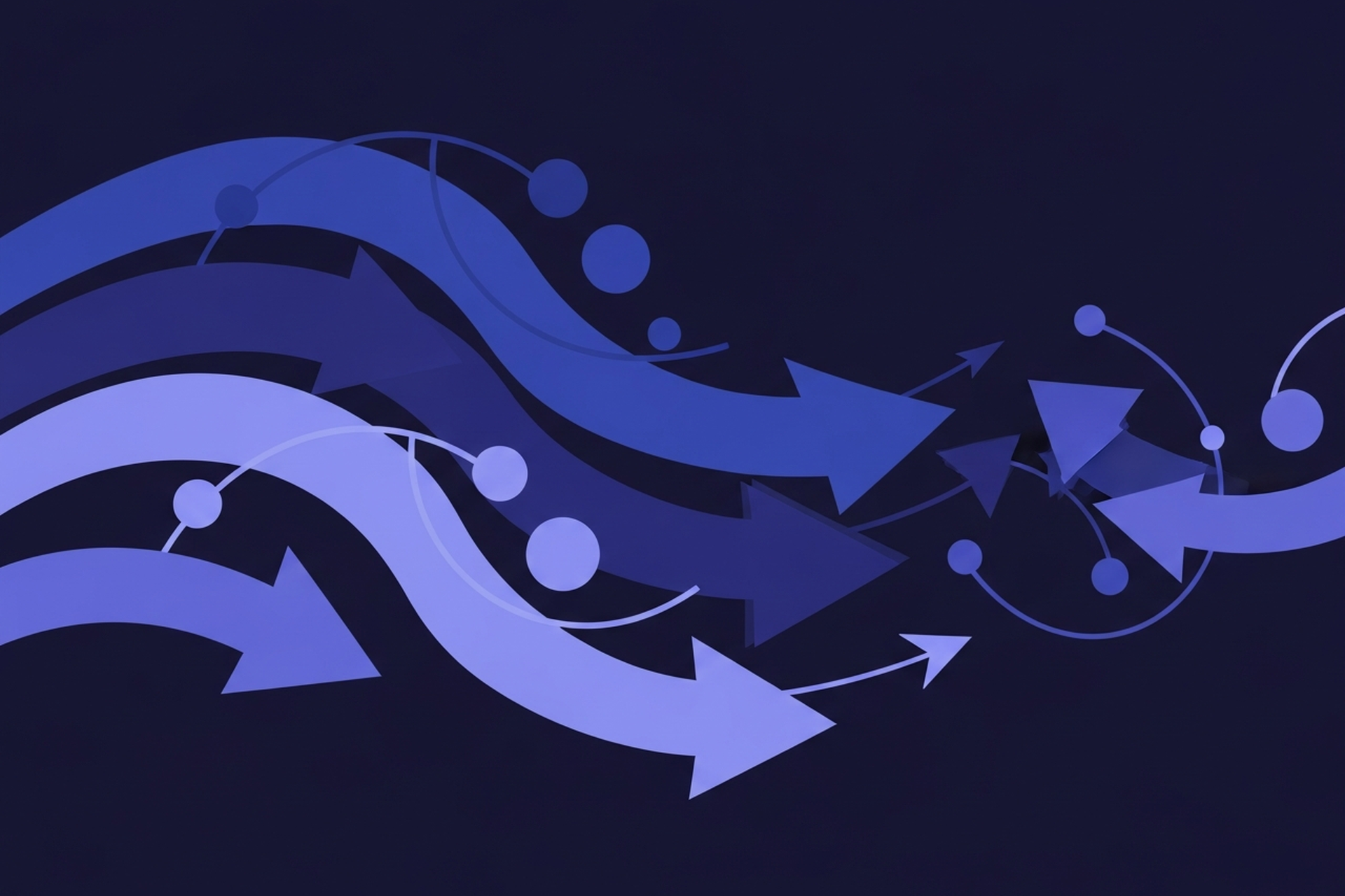 A diagram showing the stages of an editorial workflow from brief to published post