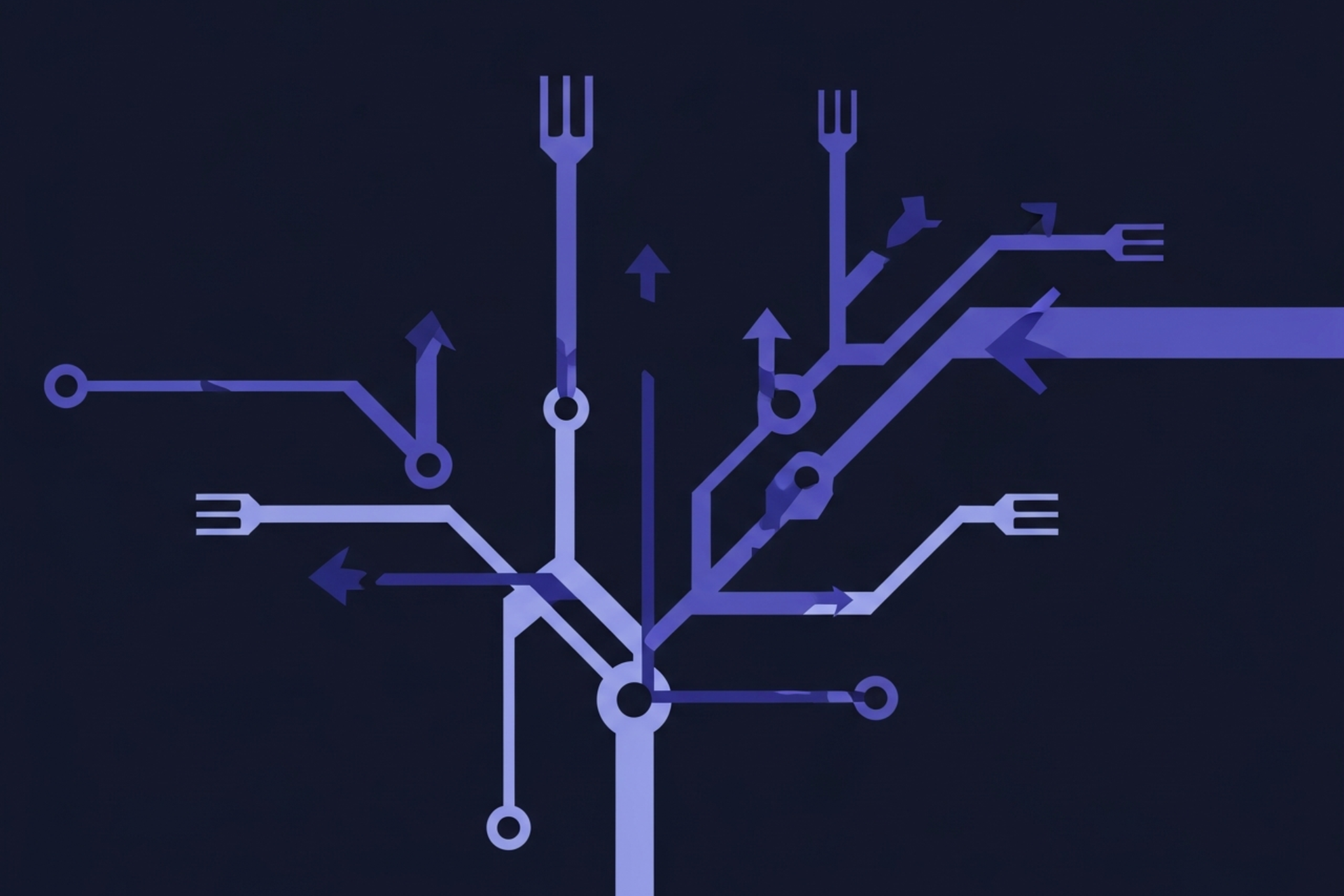 Diagram showing visitor segments flowing into personalized smart content blocks on a webpage