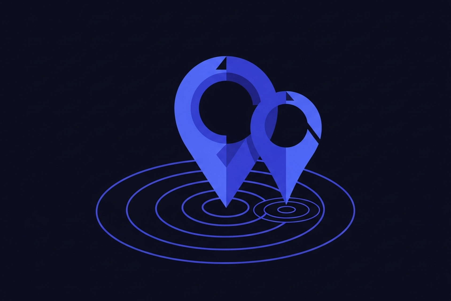 Diagram showing the key elements of an optimized local landing page for search engines