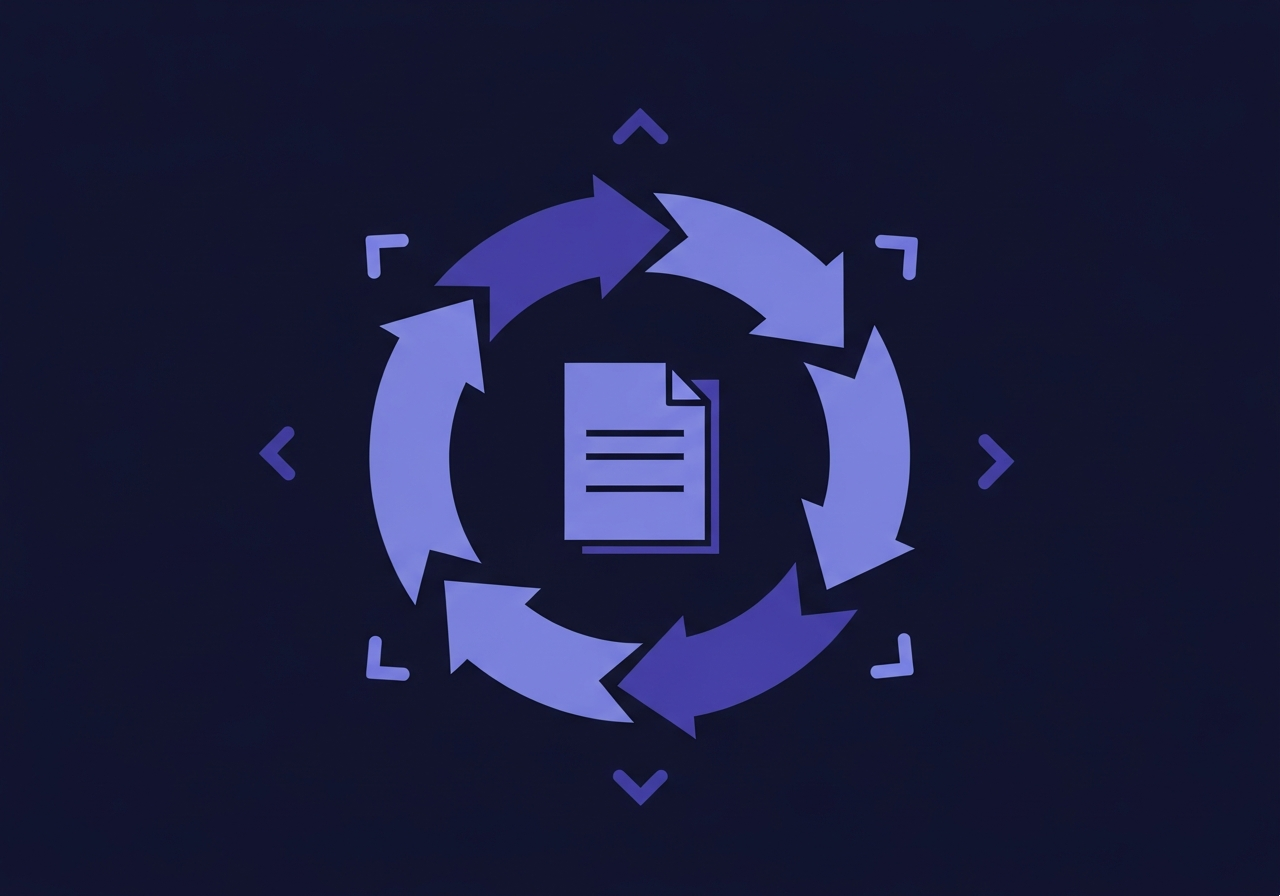 A flowchart showing the decision process for whether to republish, refresh, or retire a blog post