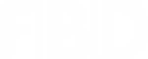 FIBD in bold white capital letters on a transparent background.