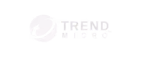 Logo with stylized globe graphic and text 'TREND MICRO'.