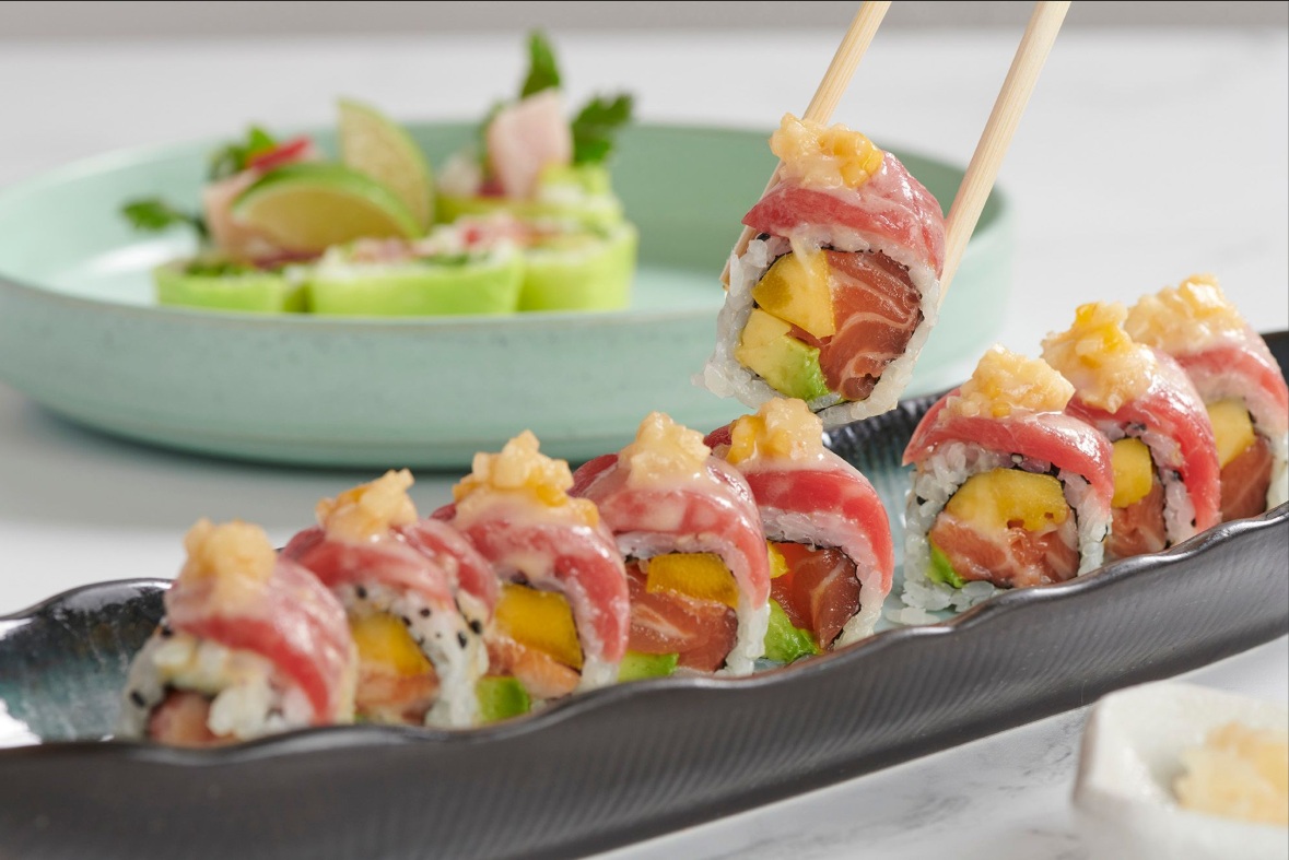 Try Premium Sushi in Arlington Heights, IL with bright sauces, spicy heat, and layered toppings that turn each bite into something fresh and balanced.