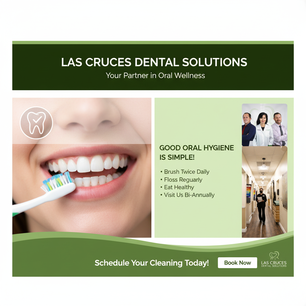 Toothbrush, floss, and fresh produce on a bathroom counter, representing good oral hygiene habits