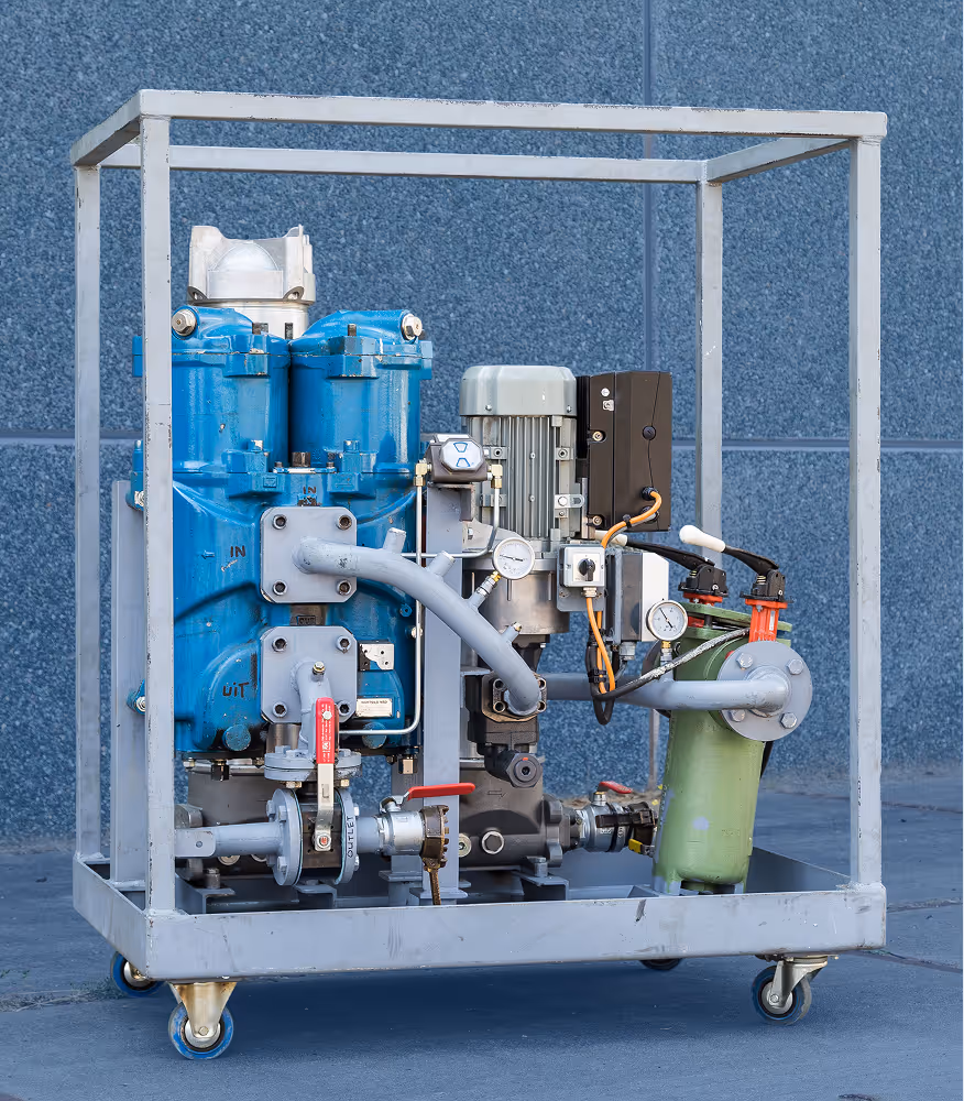 Een nieuwe filterunit gemaakt door Nobel Filtratie - Recon filterunit