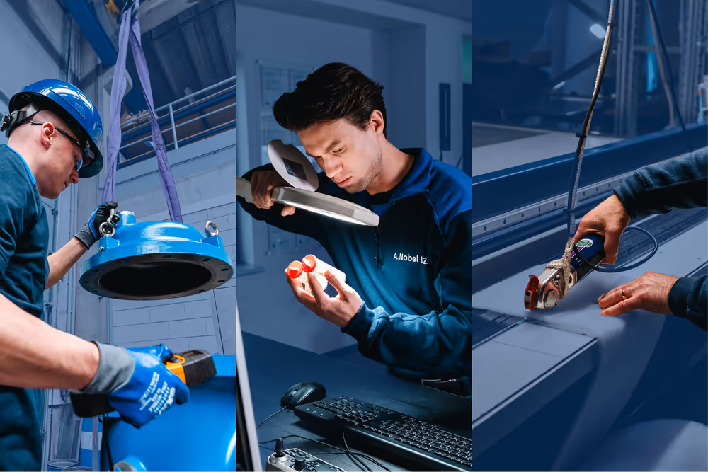 De sub afdeling van Nobel voor maritieme oplossingen op maat