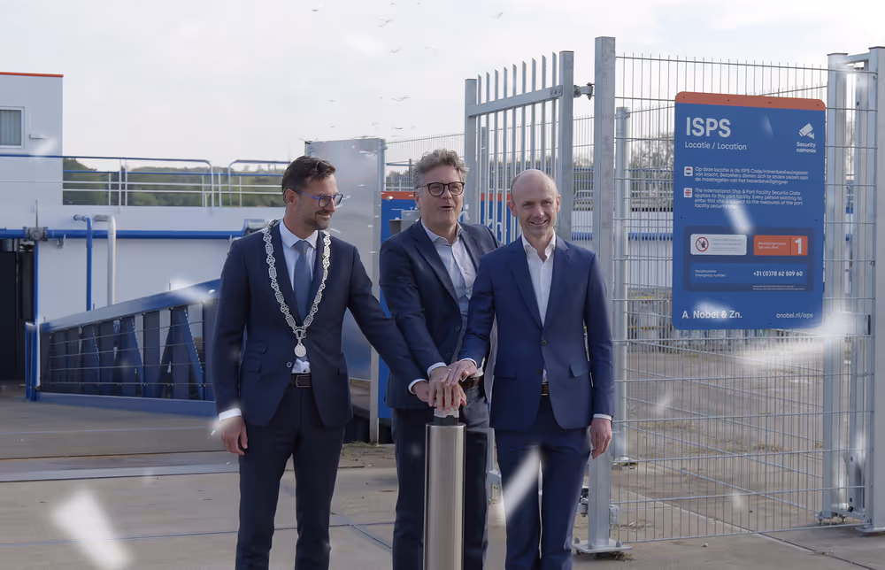 Lancering Ship2Port en ISPS-kade van Nobel bij A. Nobel & Zn.