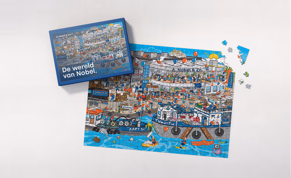 Nobel lanceert een unieke eigen puzzel