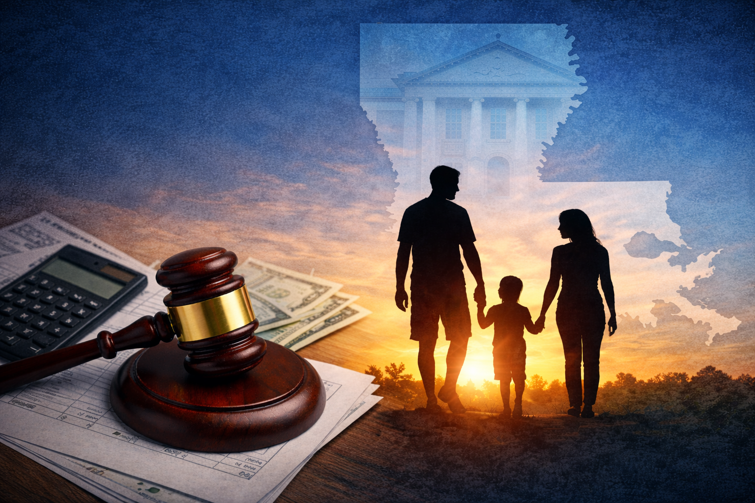 How Child Support Is Calculated in Louisiana (2026 Guide)