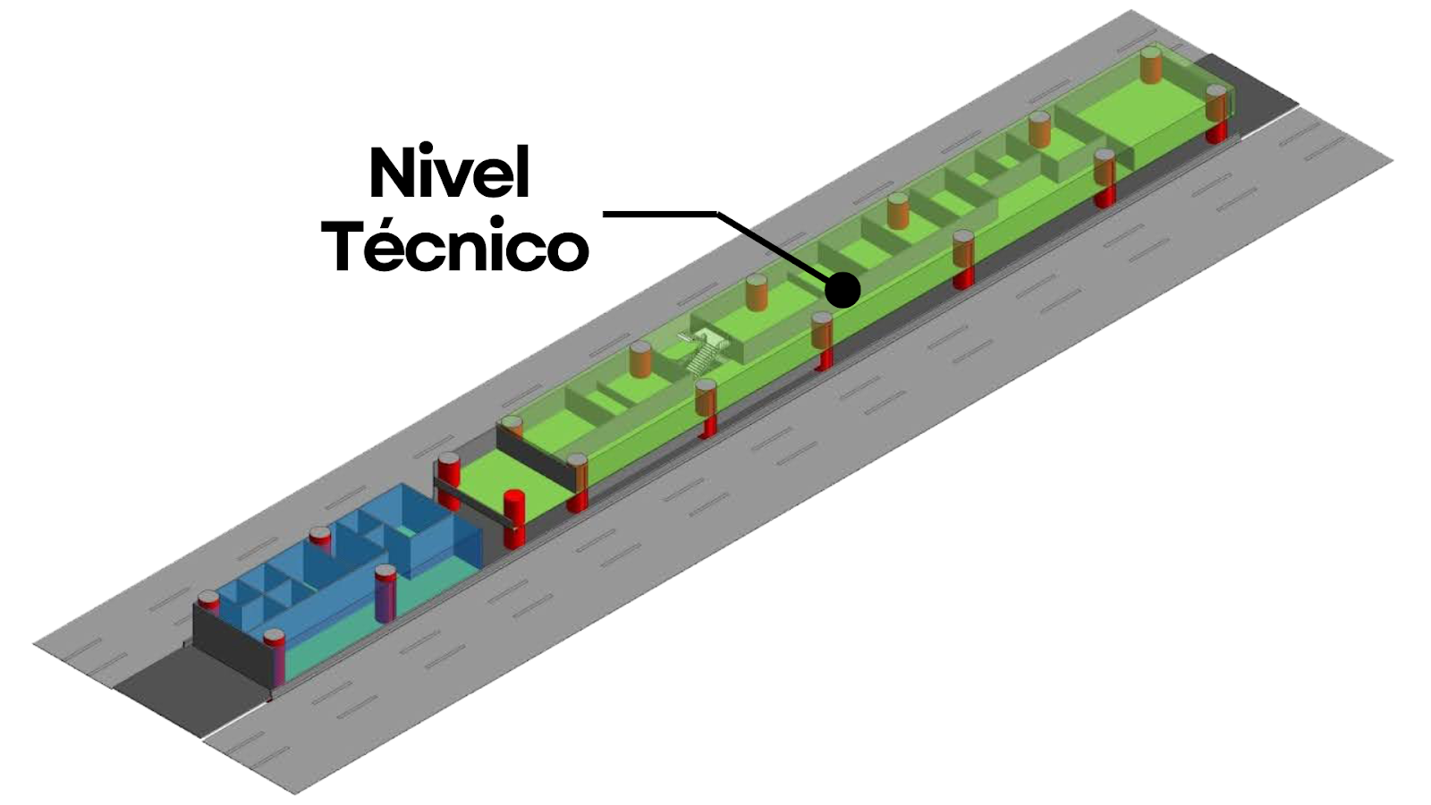 Cimentación y redes