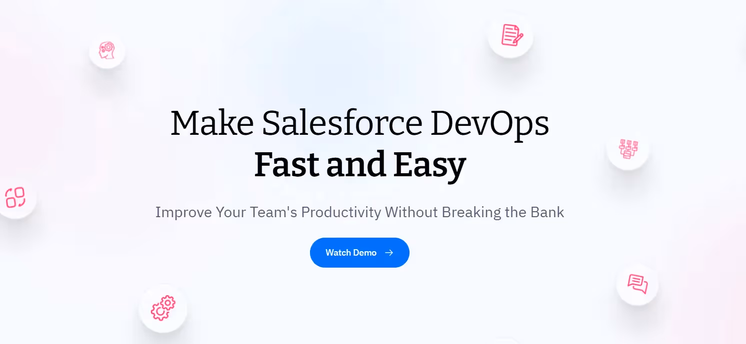Flosum DevOps Landing Page