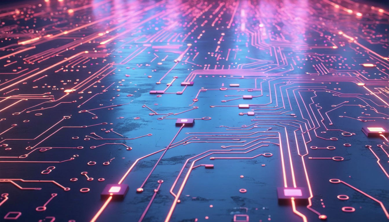 illustration of an illuminated microchip to indicate SOX