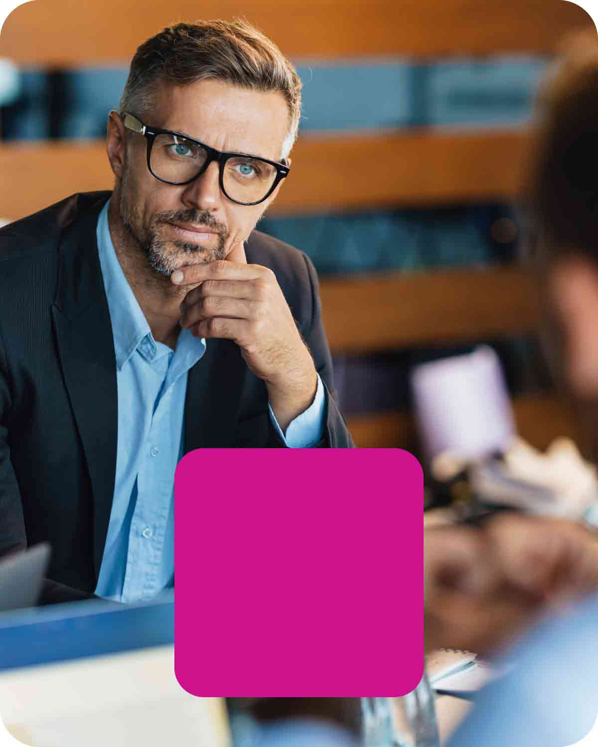 A business owner going through a business transformation.