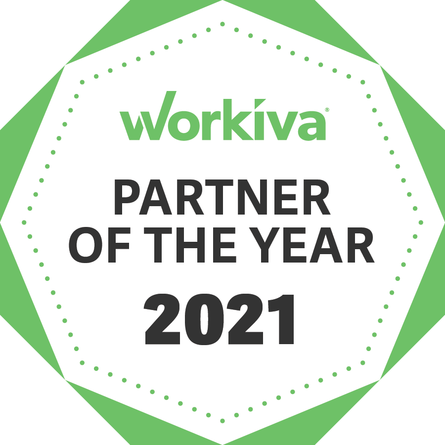 Clearview Group's 2021 Mid-Market Advisory Partner of the Year award from Workiva