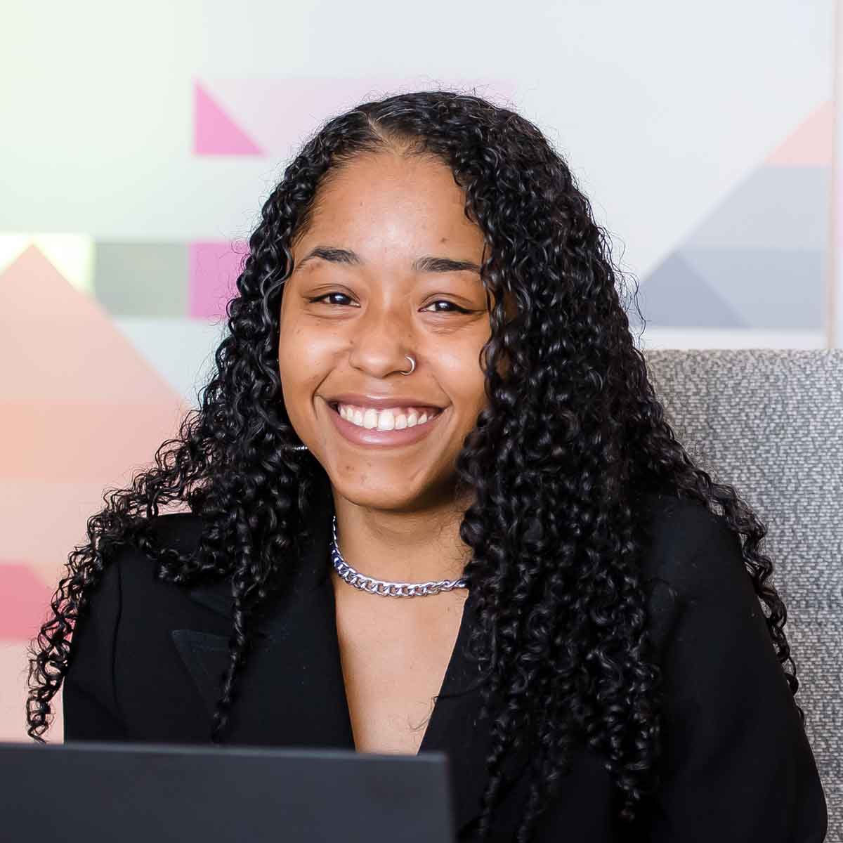 A Clearview employee who is happy with her culture. 