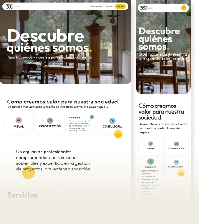 imagen diseño web 360estudio - home