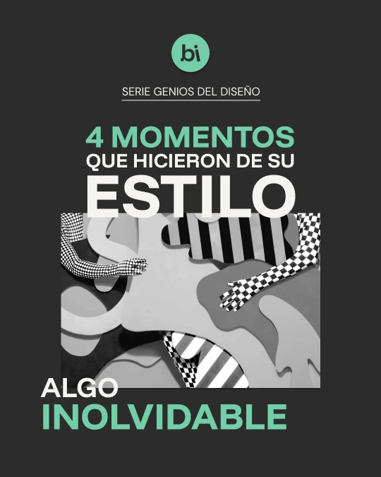 Fondo morado con texto blanco: "4 momentos que hicieron de su estilo algo inolvidable"