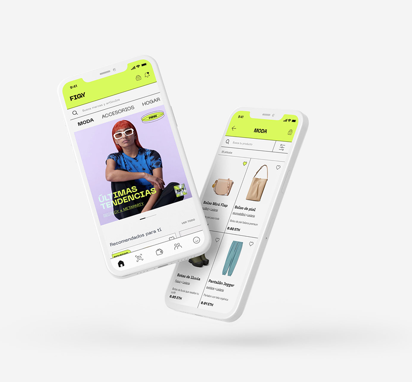 aplicacion movil de productos digitales