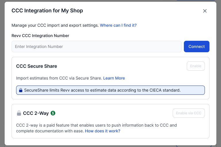 Connect CCC and Revv in a Few Clicks