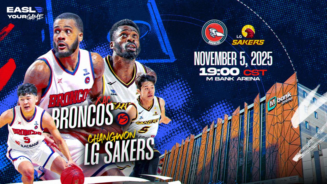 GAME PREVIEW: Everything to know about Xac Broncos vs. Changwon LG Sakers (Group C: November 5, 2025)