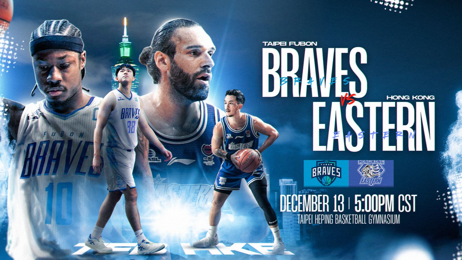GAME PREVIEW: Everything to know about Taipei Fubon Braves vs. Hong Kong Eastern (Group A: December 13, 2025)