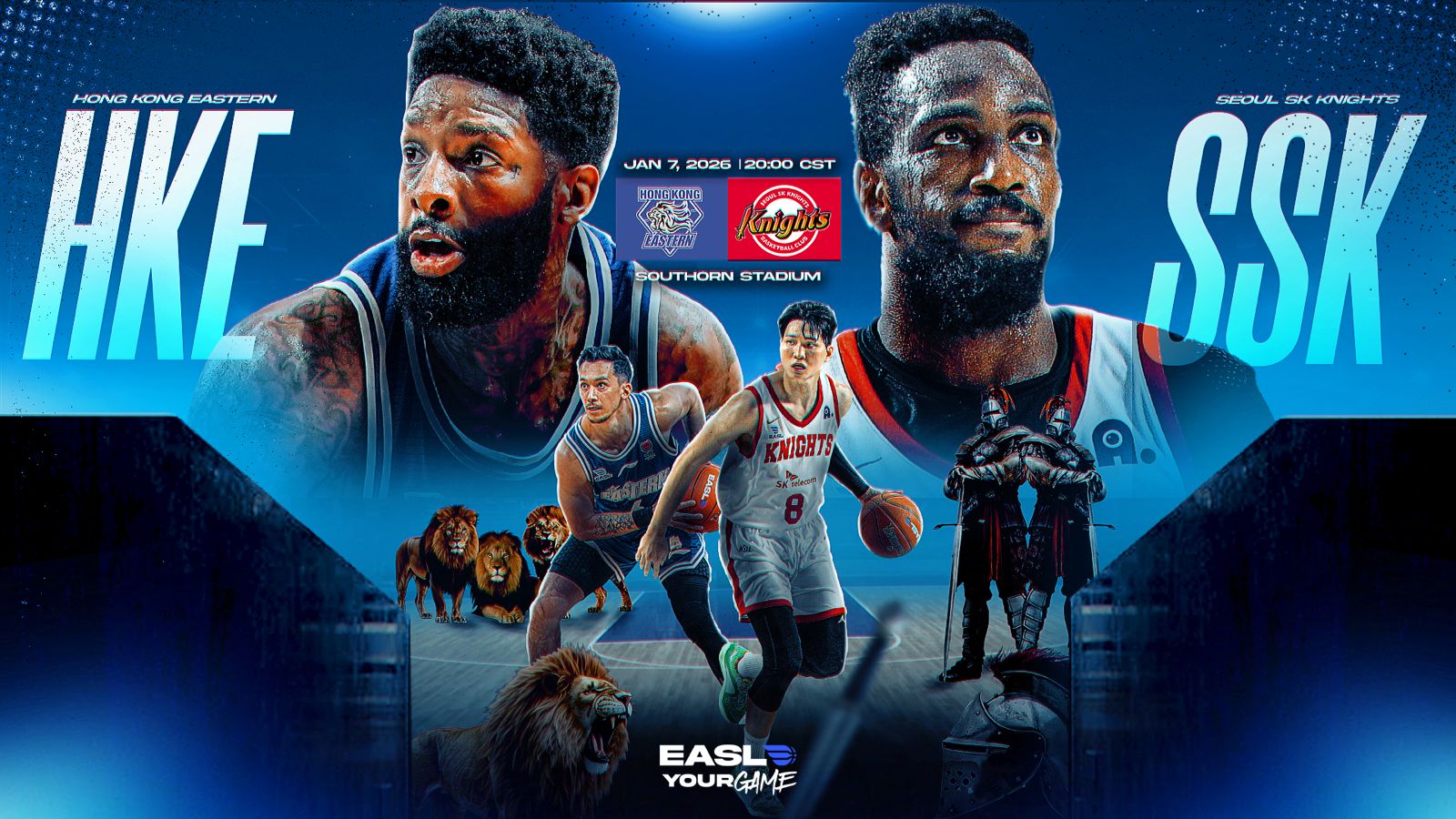 GAME PREVIEW: Everything to know about Hong Kong Eastern vs. Seoul SK Knights (Group A: January 7, 2026)