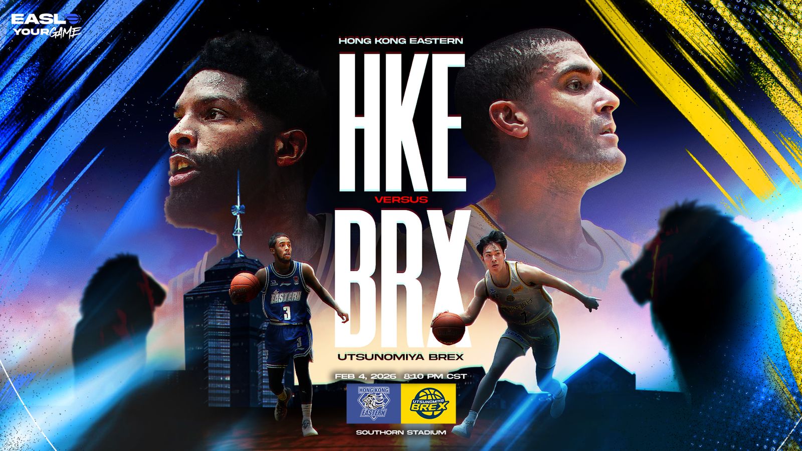 GAME PREVIEW: Everything to know about Hong Kong Eastern vs. Utsunomiya Brex (Group A: February 4, 2026)