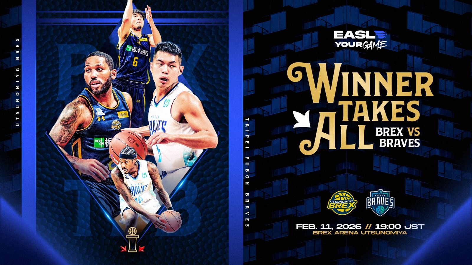 GAME PREVIEW: Everything to know about Utsunomiya Brex vs. Taipei Fubon Braves (Group A: February 11, 2026)