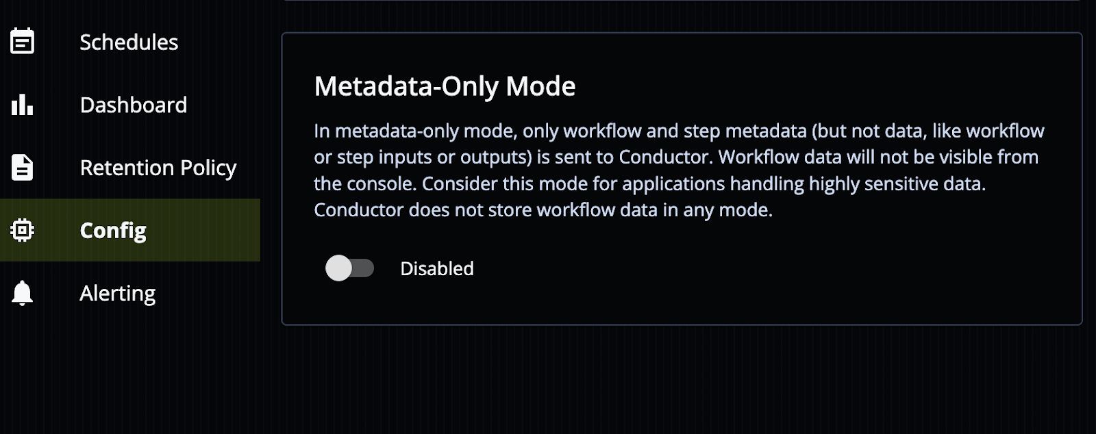 Workflow Ops - Metadata-only mode workflow observability