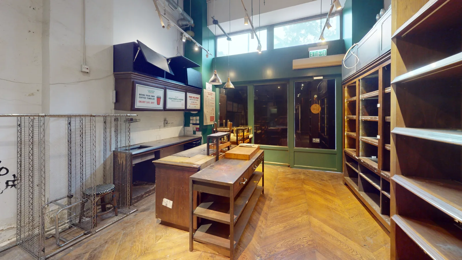 Shop at Winner Building, Happy Valley — service counter detail