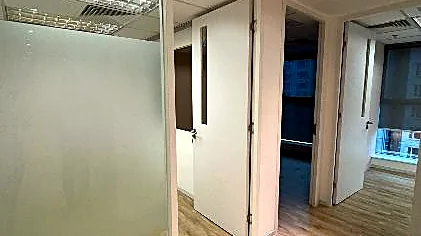 Office at One Mong Kok Road Commercial Centre, Mong Kok: corridor leading to private rooms