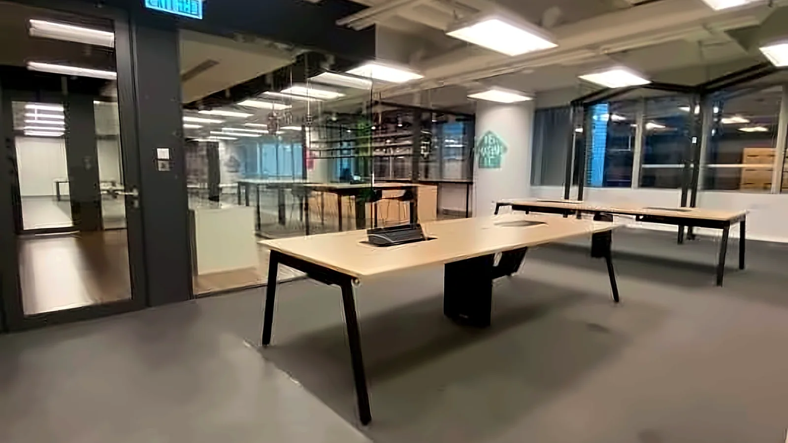 Office at YF Life Tower, Wan Chai – fitted workspace with glass-walled rooms