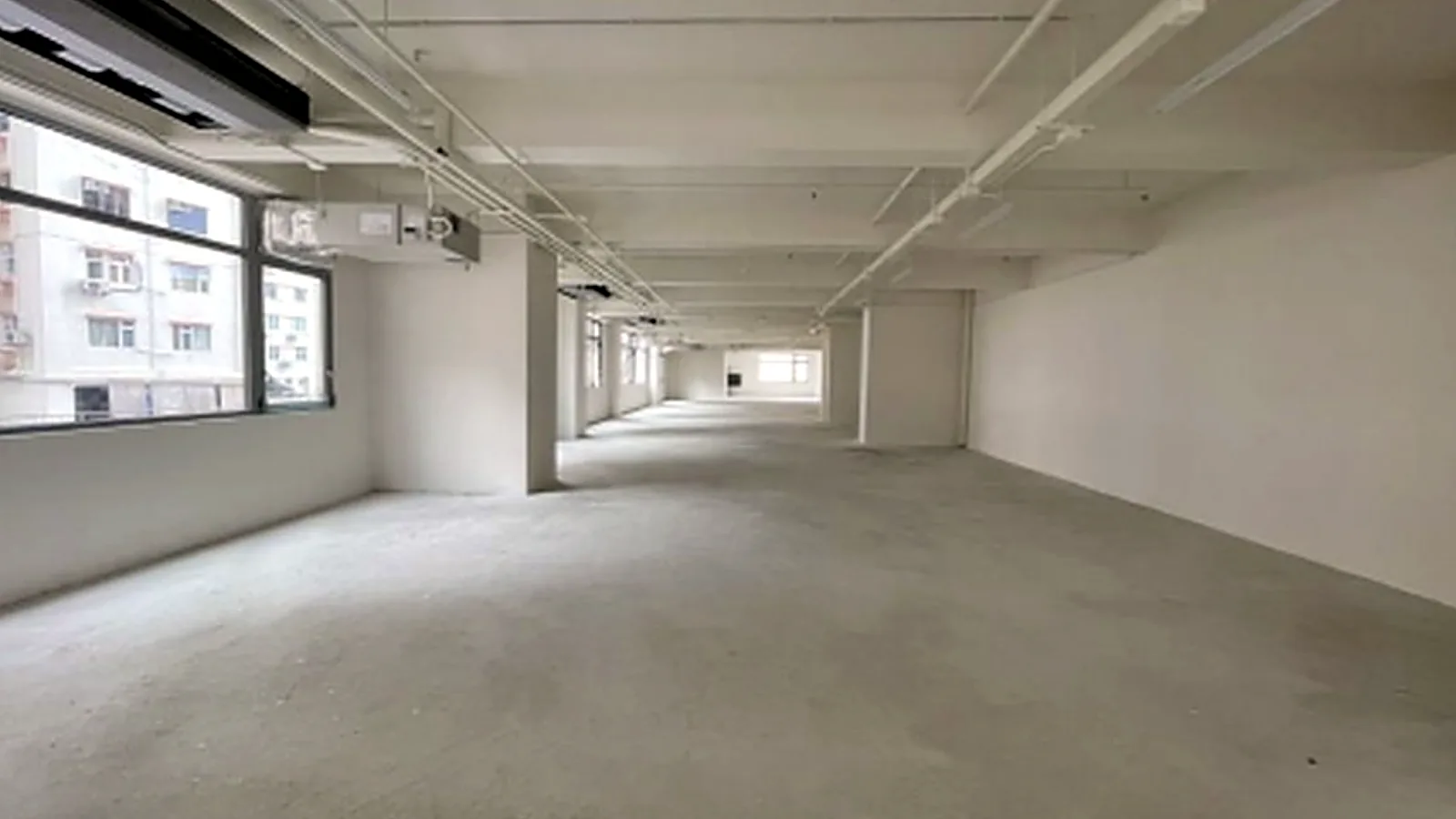 Office at Victoria Centre, North Point – open-plan floor plate ready for fit-out