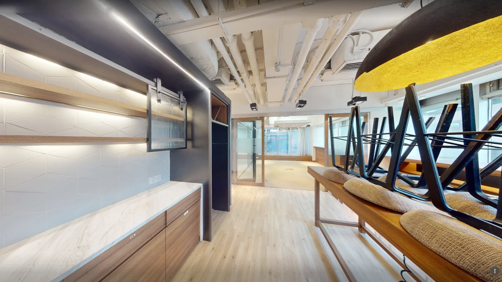 Office at On Hing Building, Central – pantry area