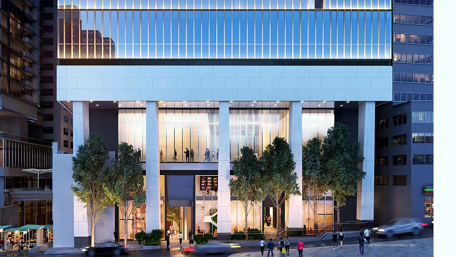 Restaurant at Central Crossing, Central – building exterior façade