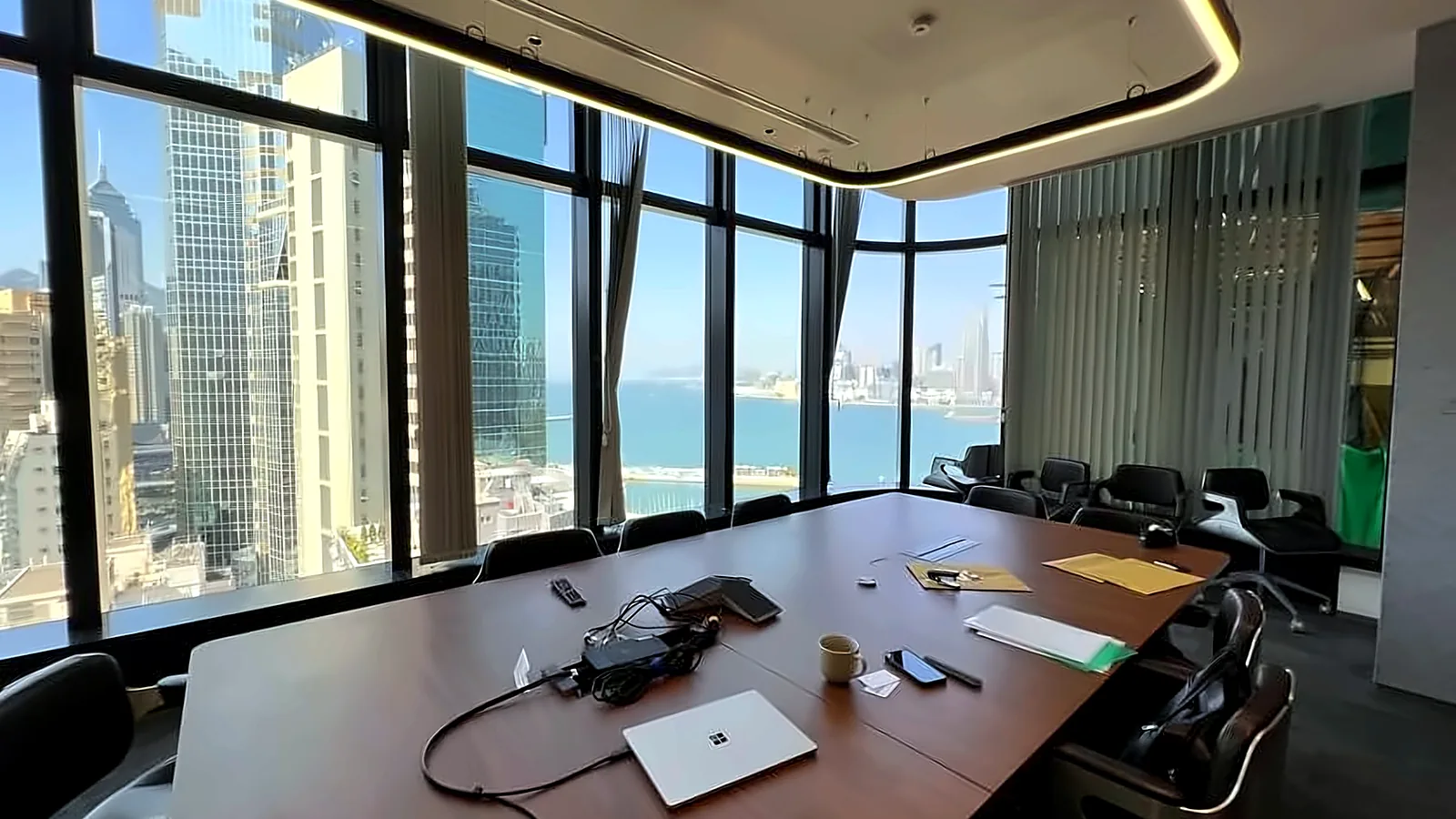 Boardroom with sea view at Tower 535, Causeway Bay