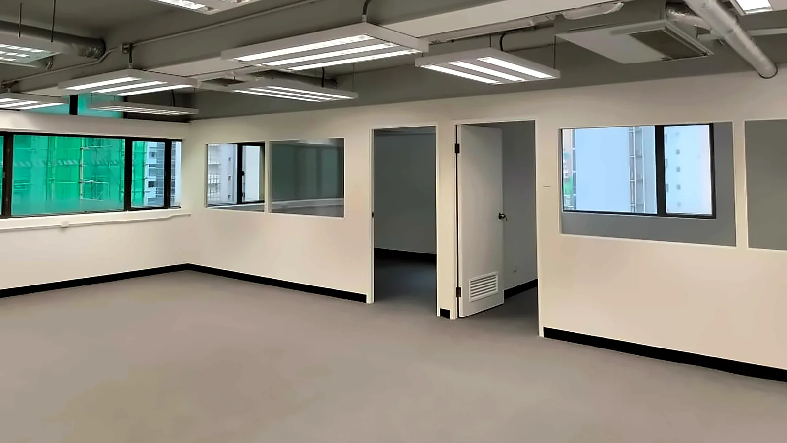Office at Casey Building, Sheung Wan - open plan with partitioned rooms