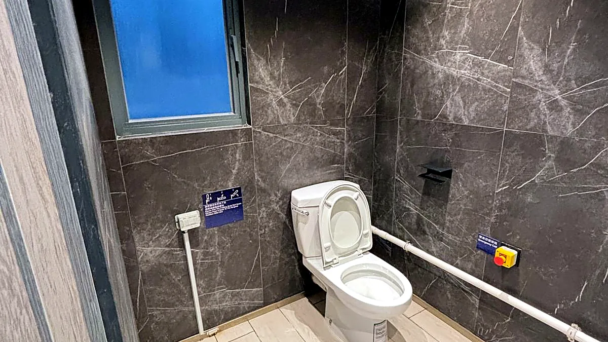 Office private toilet at Wing Lok Street, Sheung Wan