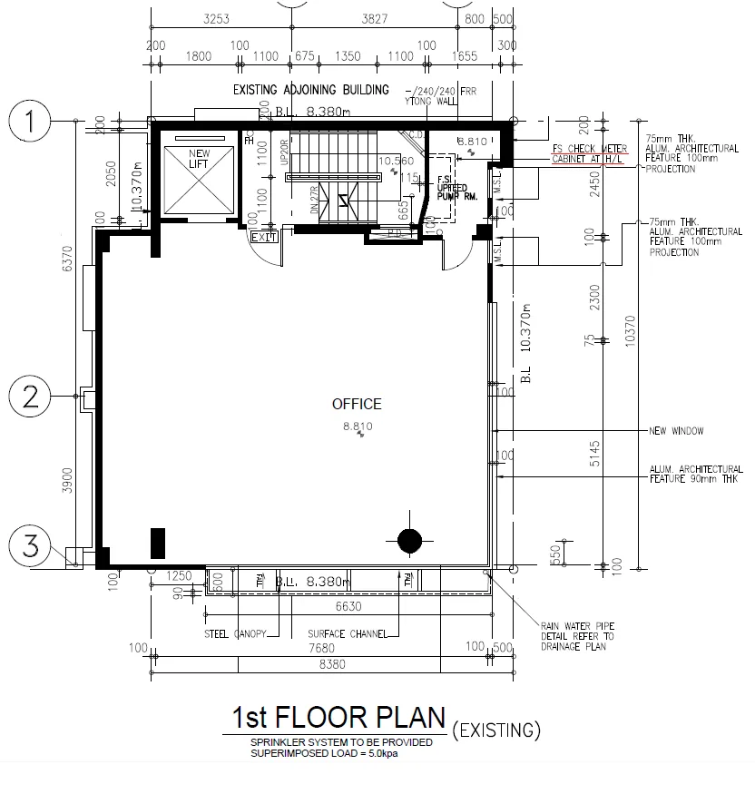 Restaurant For Lease On Cannon Street, Causeway Bay – floor plan 1