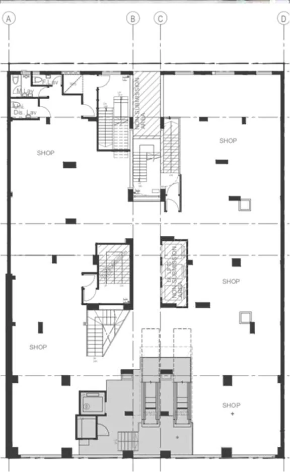 Restaurant For Lease At Comfort Building, Tsim Sha Tsui – floor plan 1