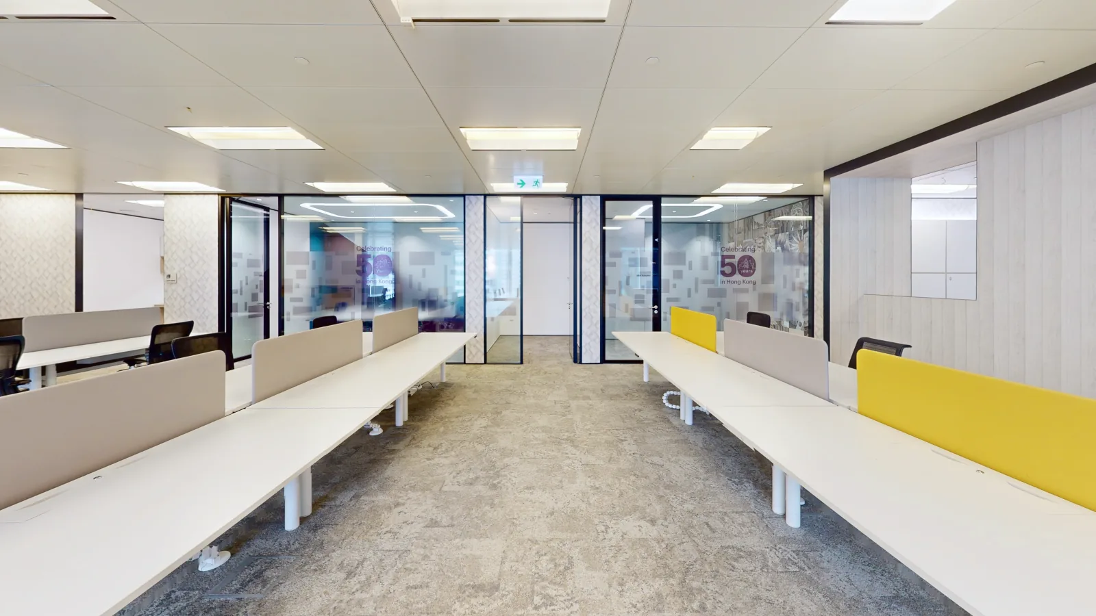 Office at Lee Garden Three, Causeway Bay – fitted office area