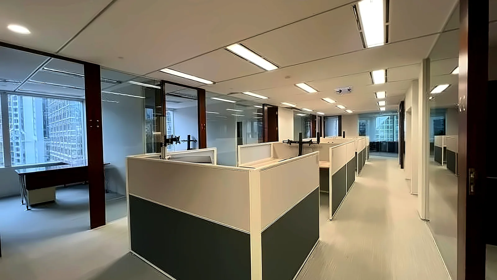 Office at ICBC Tower, Central — open plan workspace