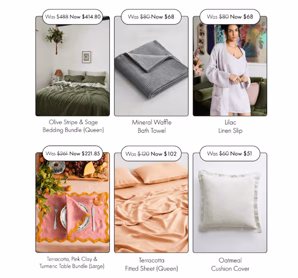 bed threads bfcm products