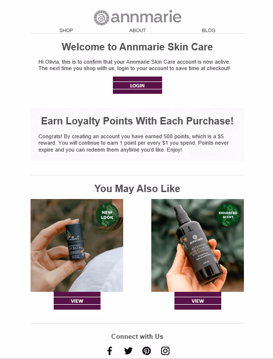 annmarie loyalty program email (1)