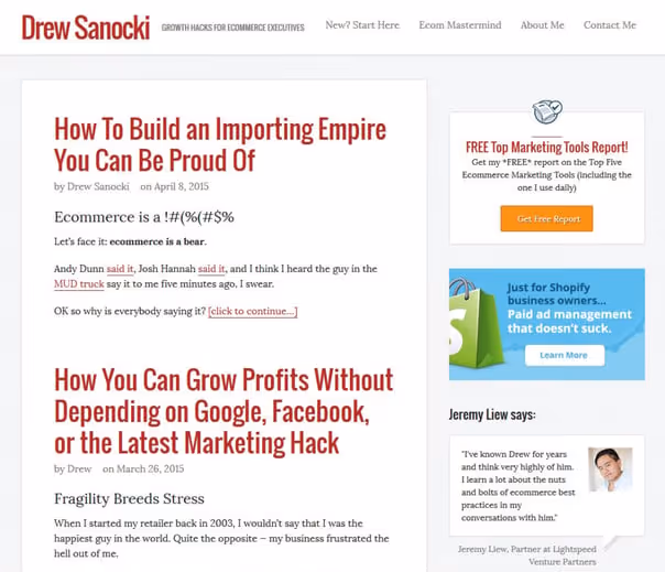 drew-sanocki-best-ecommerce-marketing-blogs