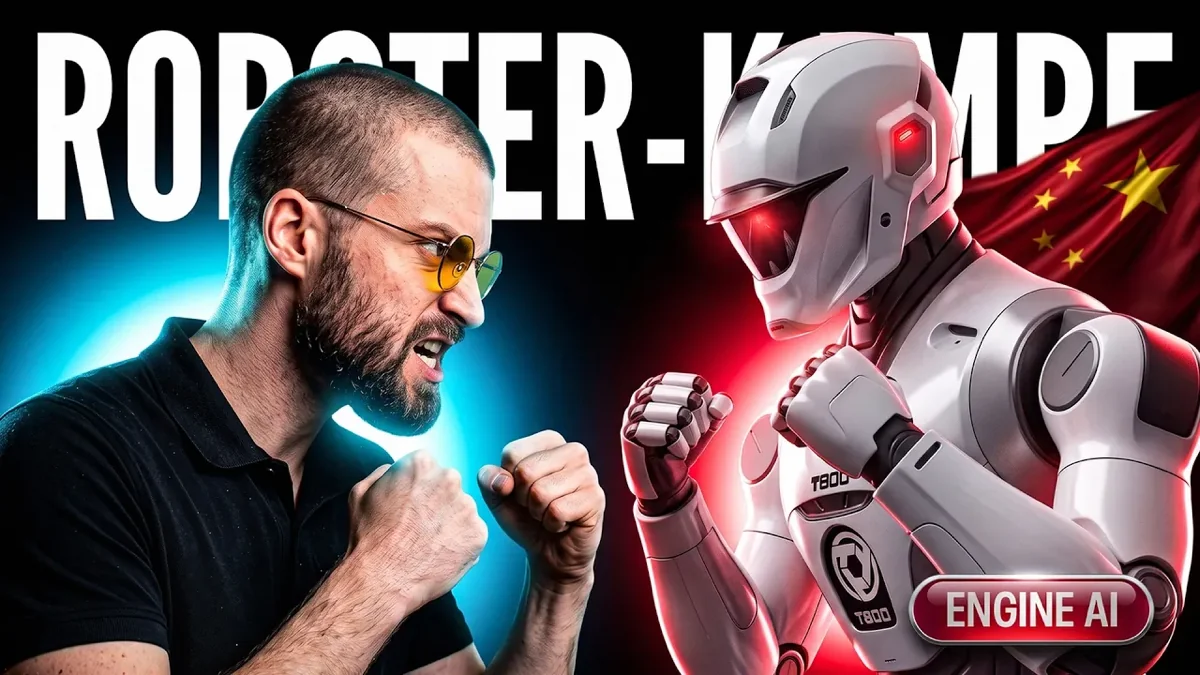 EngineAI: So kämpfen Roboter sogar ohne Kopf