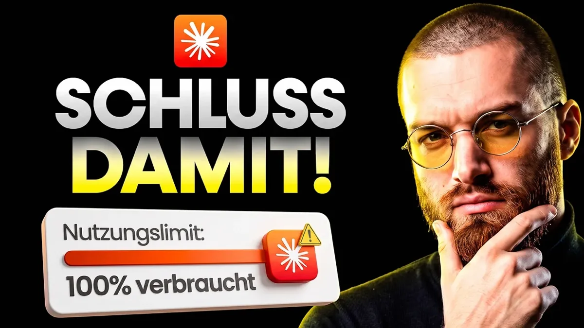 Claude Limits als Thumbnail: Leonard Schmedding erklärt am Terminal das Kontextfenster von Claude Code.