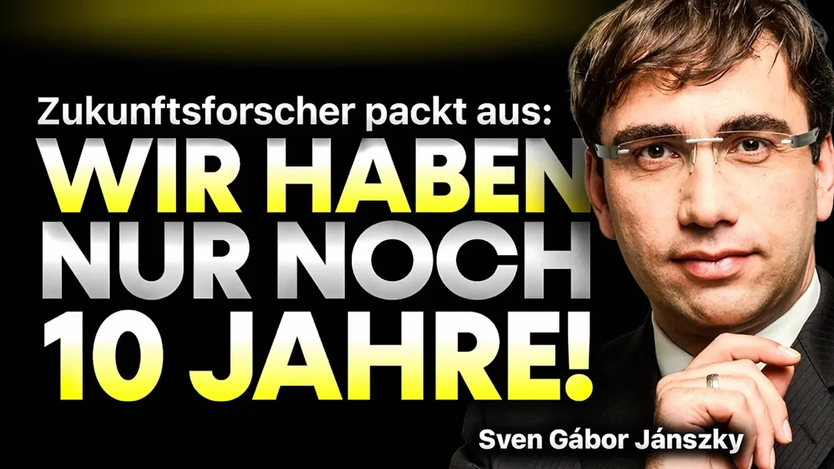 Zukunftsforscher Sven Gábor Jánszky im Interview über AGI 2035, das Ende der Lohnarbeit und humanoide Roboter.