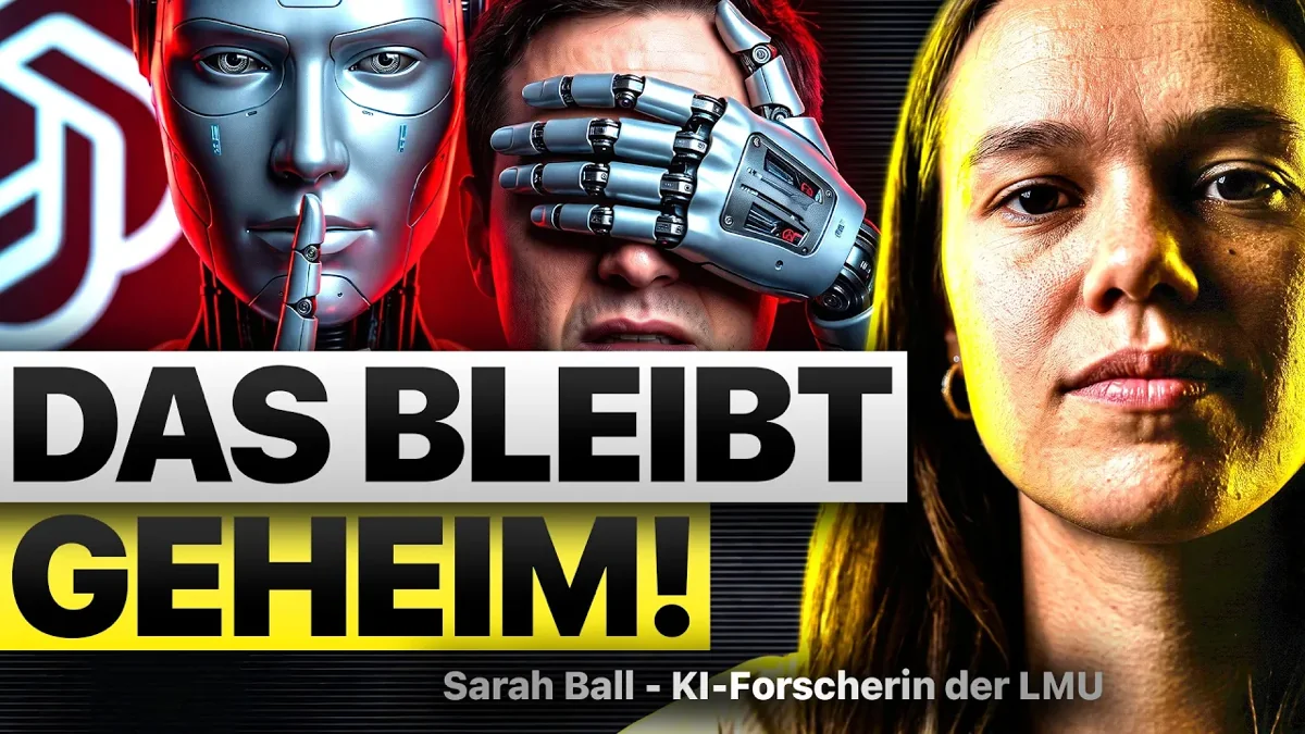 KI-Zensur: Sarah Ball über manipulierte Sprachmodelle